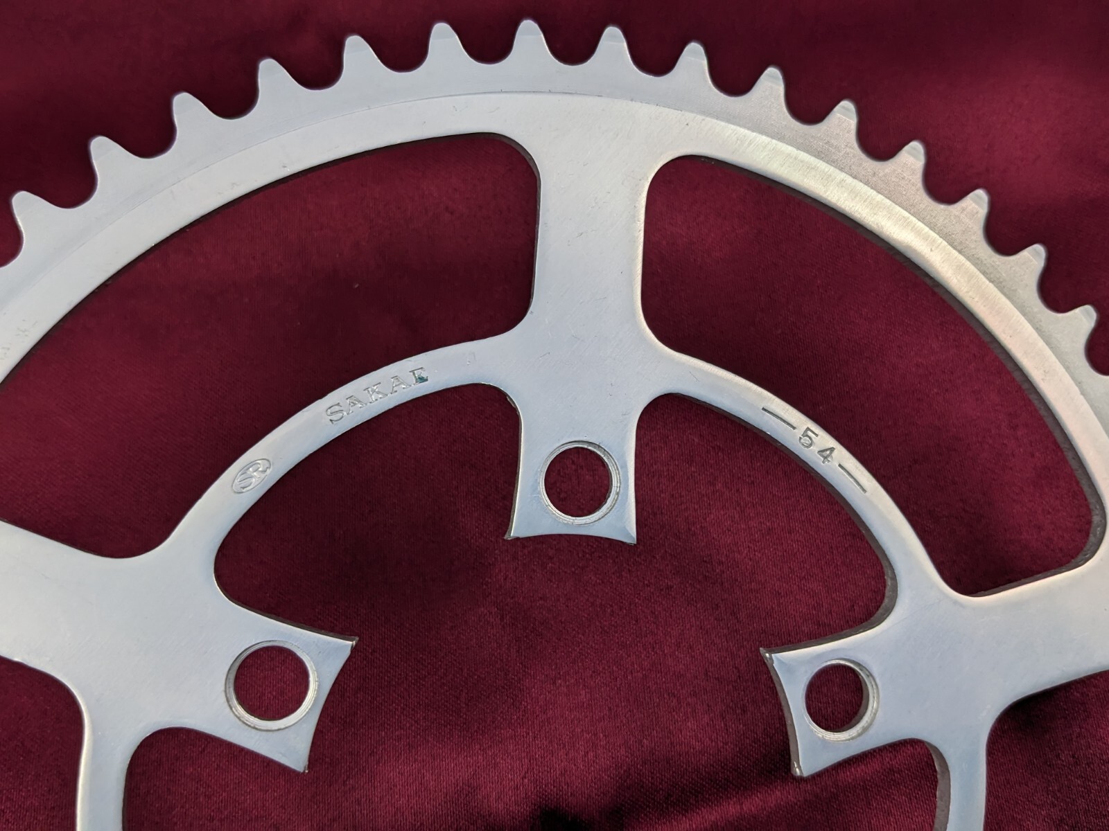 Vintage SR Sakae Chainring 54T 86 BCD 3/32 NOS