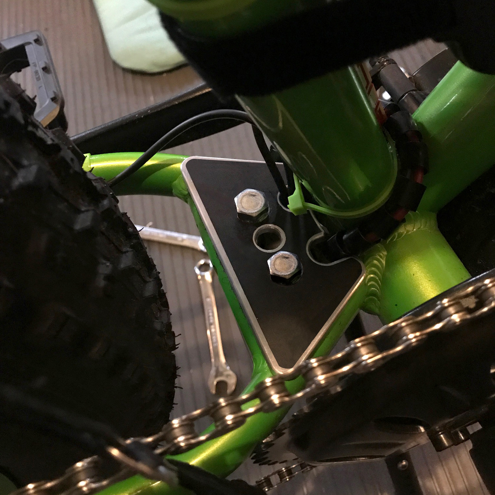 Fat Bike Kickstand Adapter, Fits Fat Tire Bikes, Add a Center Stand