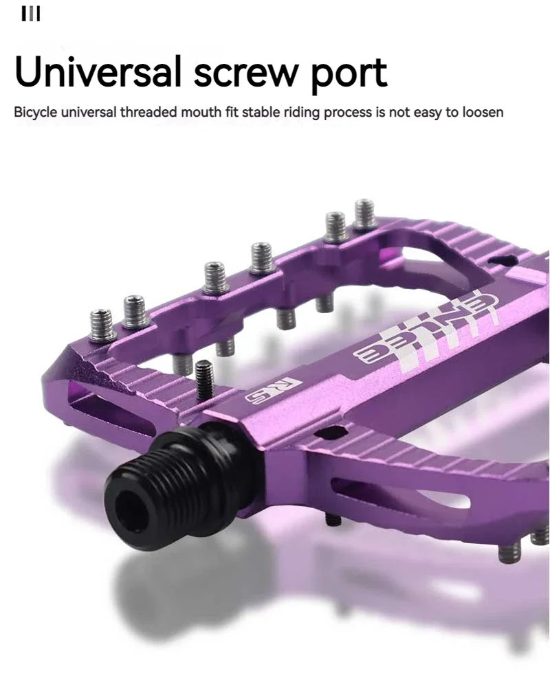 MTB Road Bike Platform Pedals DU Sealed Bearing Anti-slip Pedal Accessories