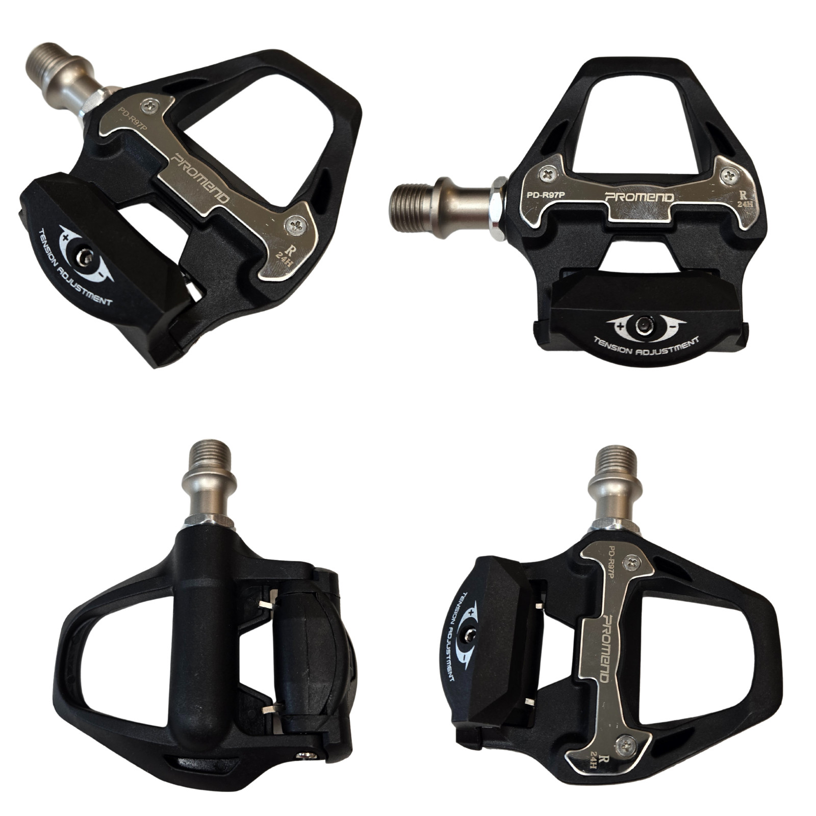 Bicycle Clipless Pedals 9/16 Clip SPD SL MTB Road Bike Sealed Bearing Cleats