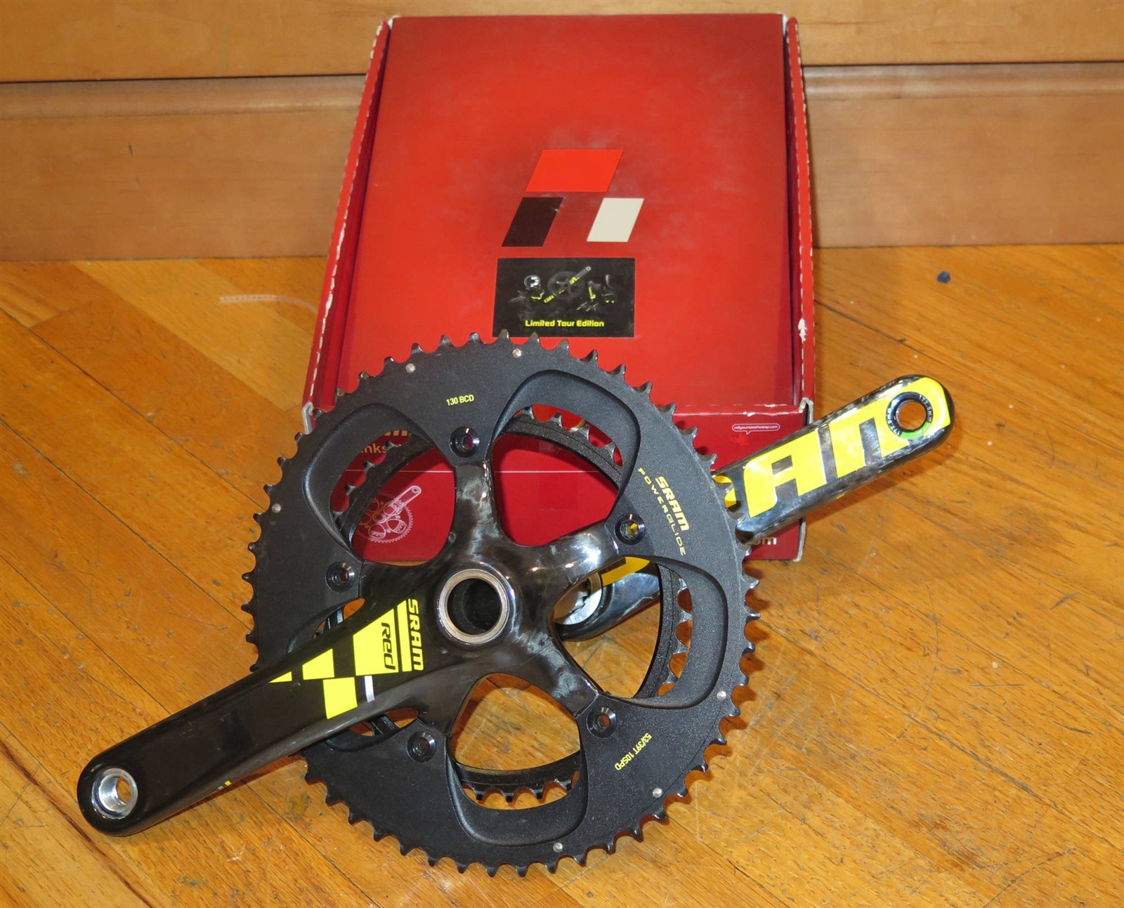 SRAM RED GXP Carbon Crankset Limited Tour Edition FC-RED-LTE – 10-speed 53/39