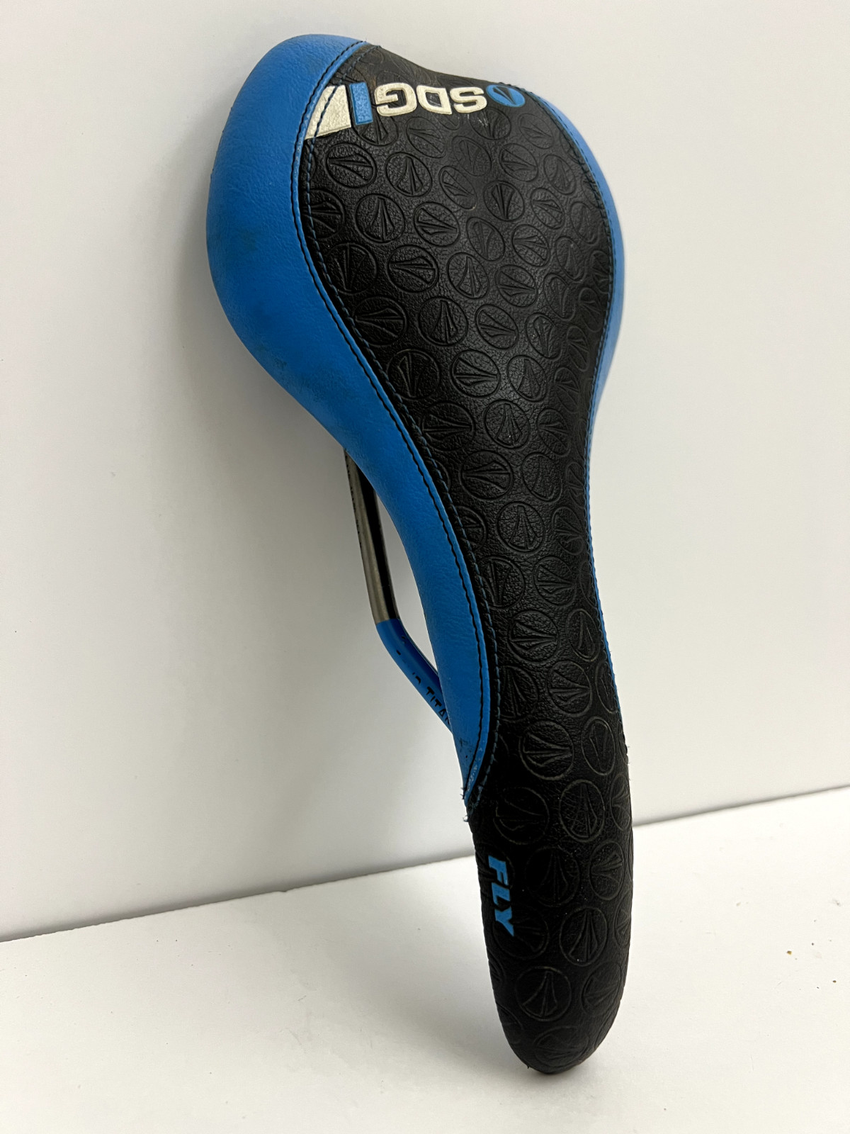 Used – SDG I 2.0 I Beam Fly Saddle. Blue & Black. Mountain Bike Saddle.