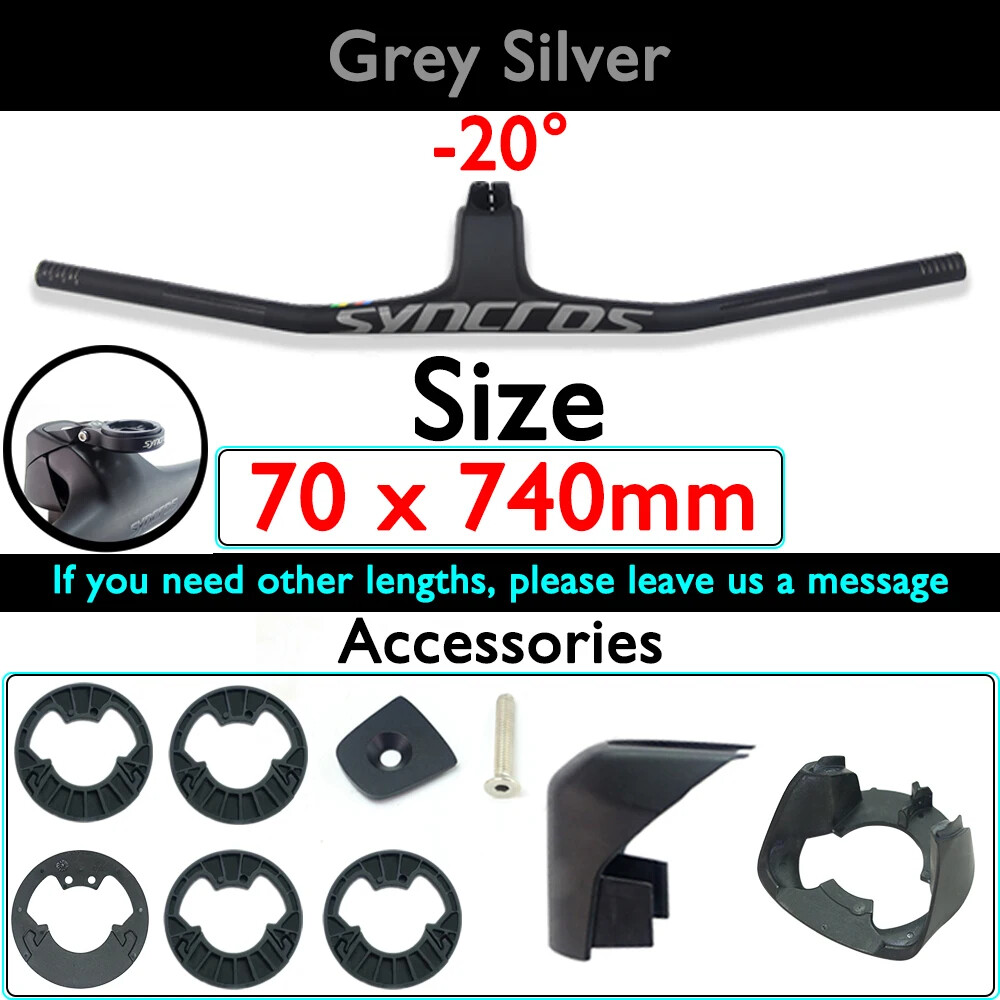 740mm Full Carbon MTB Bicycle Integrated Handlebar with Stem FRASER IC SL WC