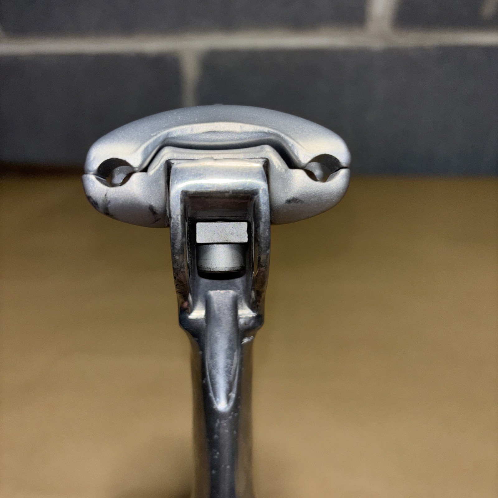 Campagnolo C Record Aero Engraved Crest Logo Seatpost 1980’s 20cm long