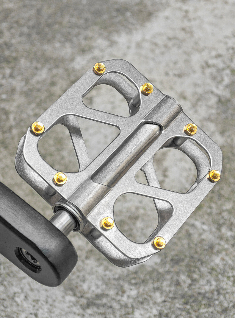 Promend 3 Bearings Ultralight MTB Road Bike Pedals Full Titanium Bicycle Pedals