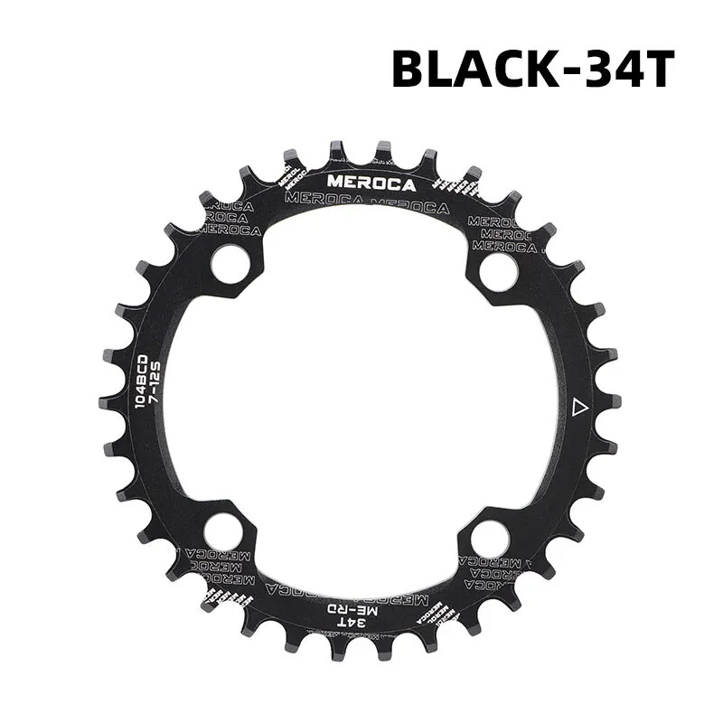 104BCD Mountain Bike Chainring 32T 34T 36T 38T Bicycle Crankset Tooth Chainwheel