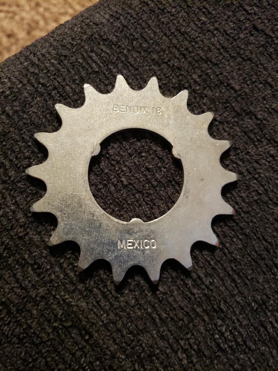 BENDIX COASTER BRAKE REAR BICYCLE SPROCKET 3 TAB COG 18 TOOTH VINTAGE NOS