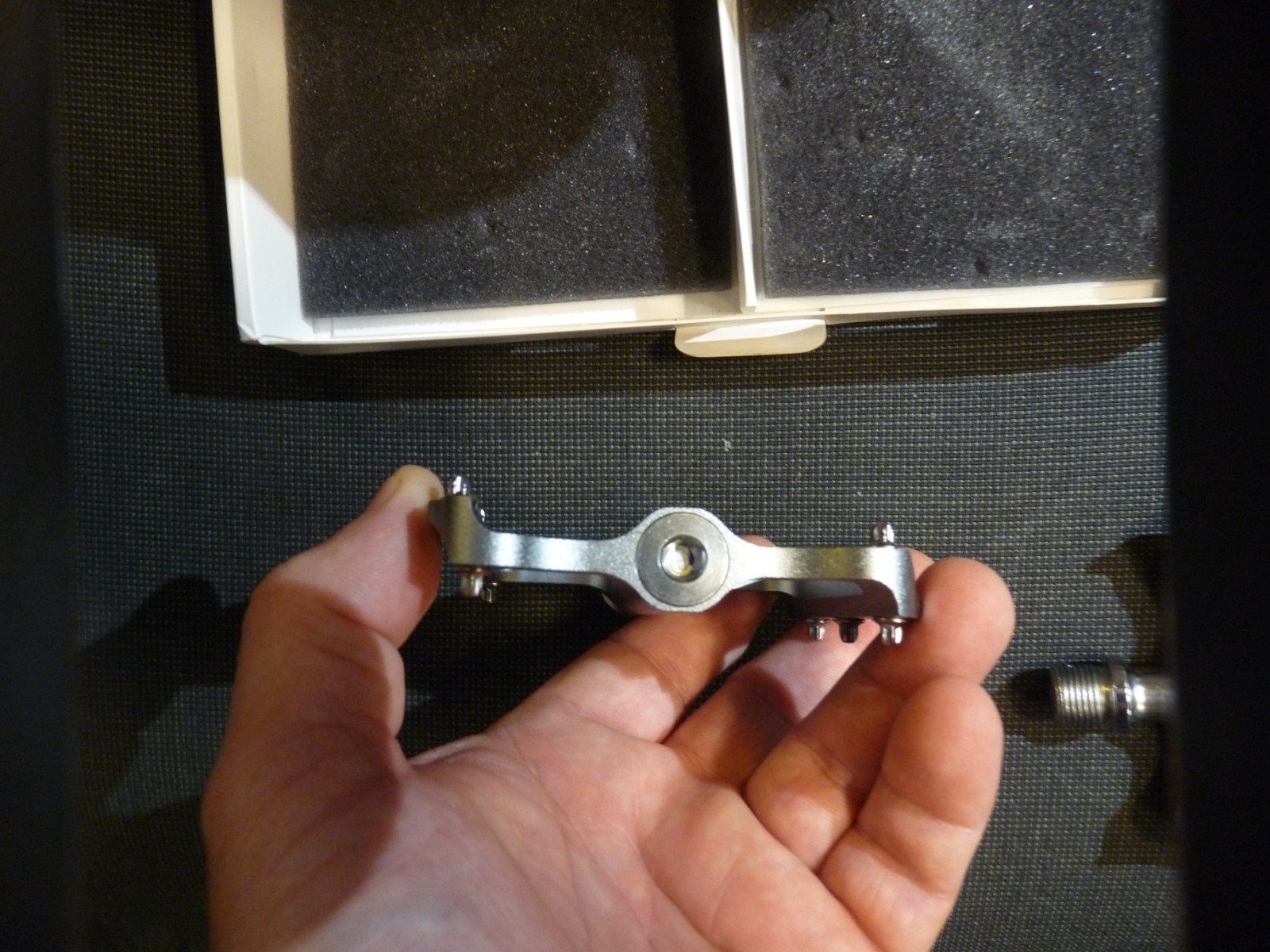 Bicycle Pedals – Aluminum – silver – Promend # PD-R41 (read)