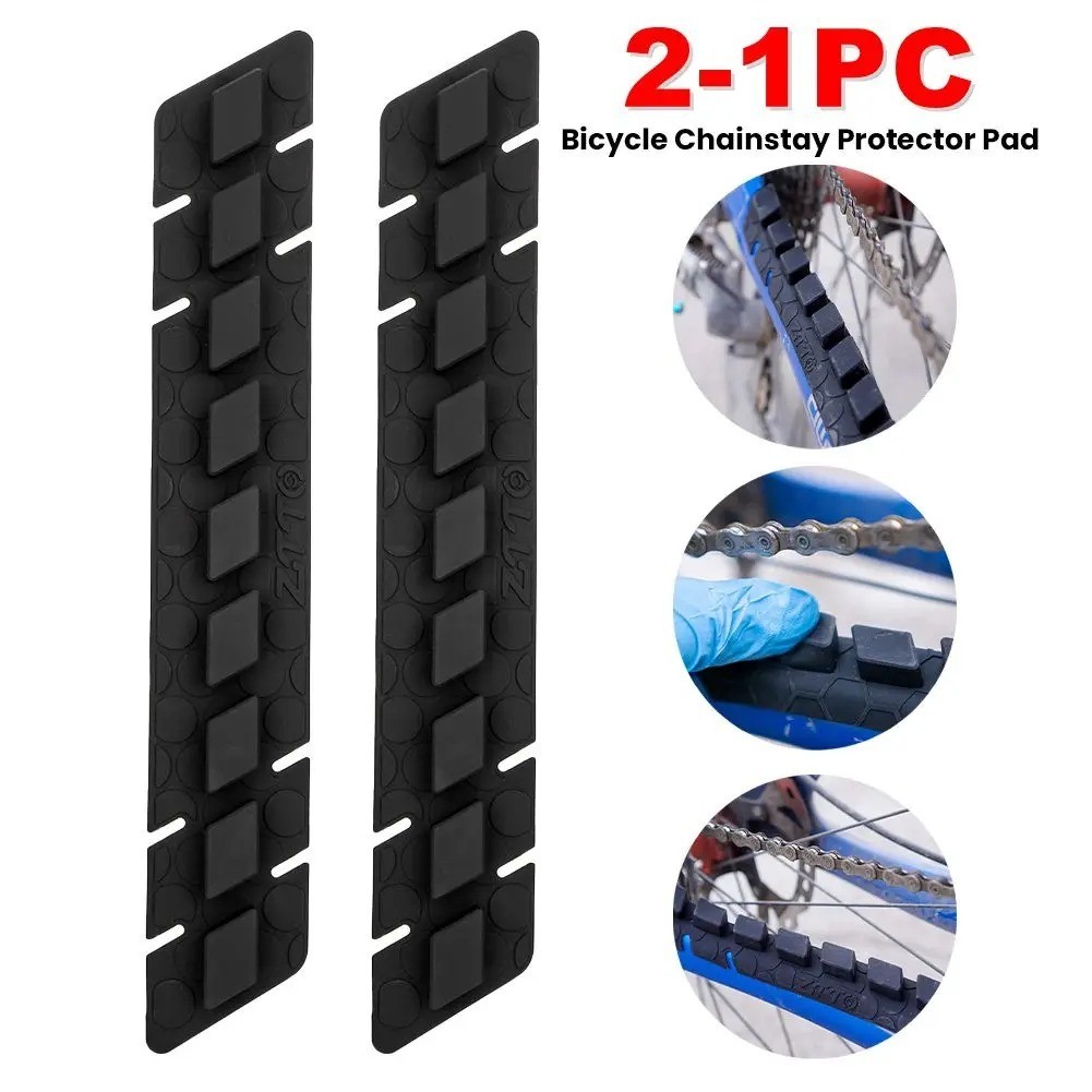 1/2PCS Silicone Bike Chainstay Protector Frame Guard Anti Scratch MTB Road