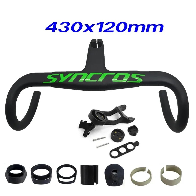 Carbon Road Bicycle Handelbar with Washers Diameters 31.8/28.6mm Bicycle Parts