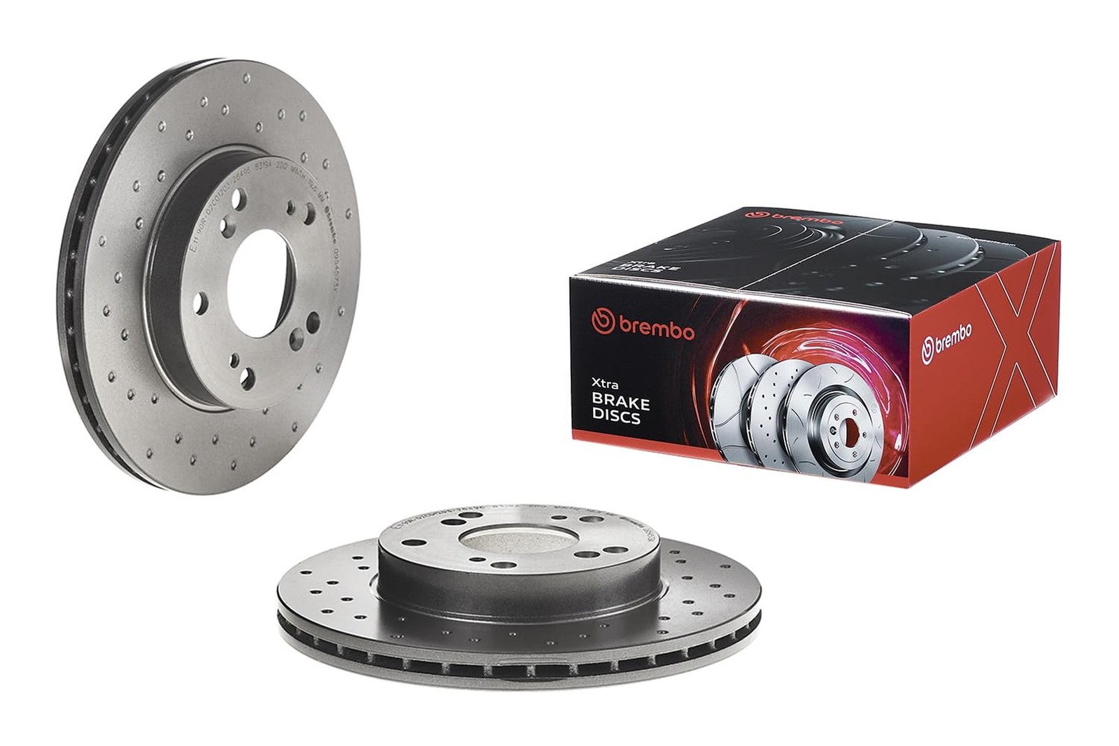 Brembo 09.5457.3X Xtra UV Coated vented drilled Front Brake Rotor ACURA/CIIMO…