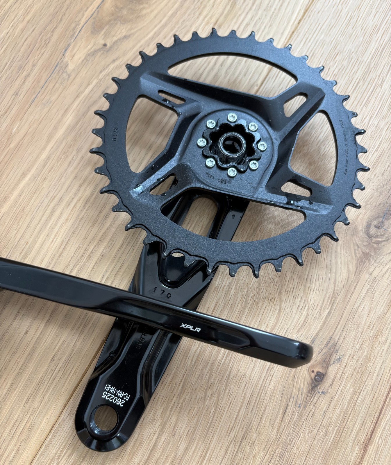SRAM Rival E1 1x XPLR Crankset. DUB, 40T, 170mm, 13-speed, power-ready