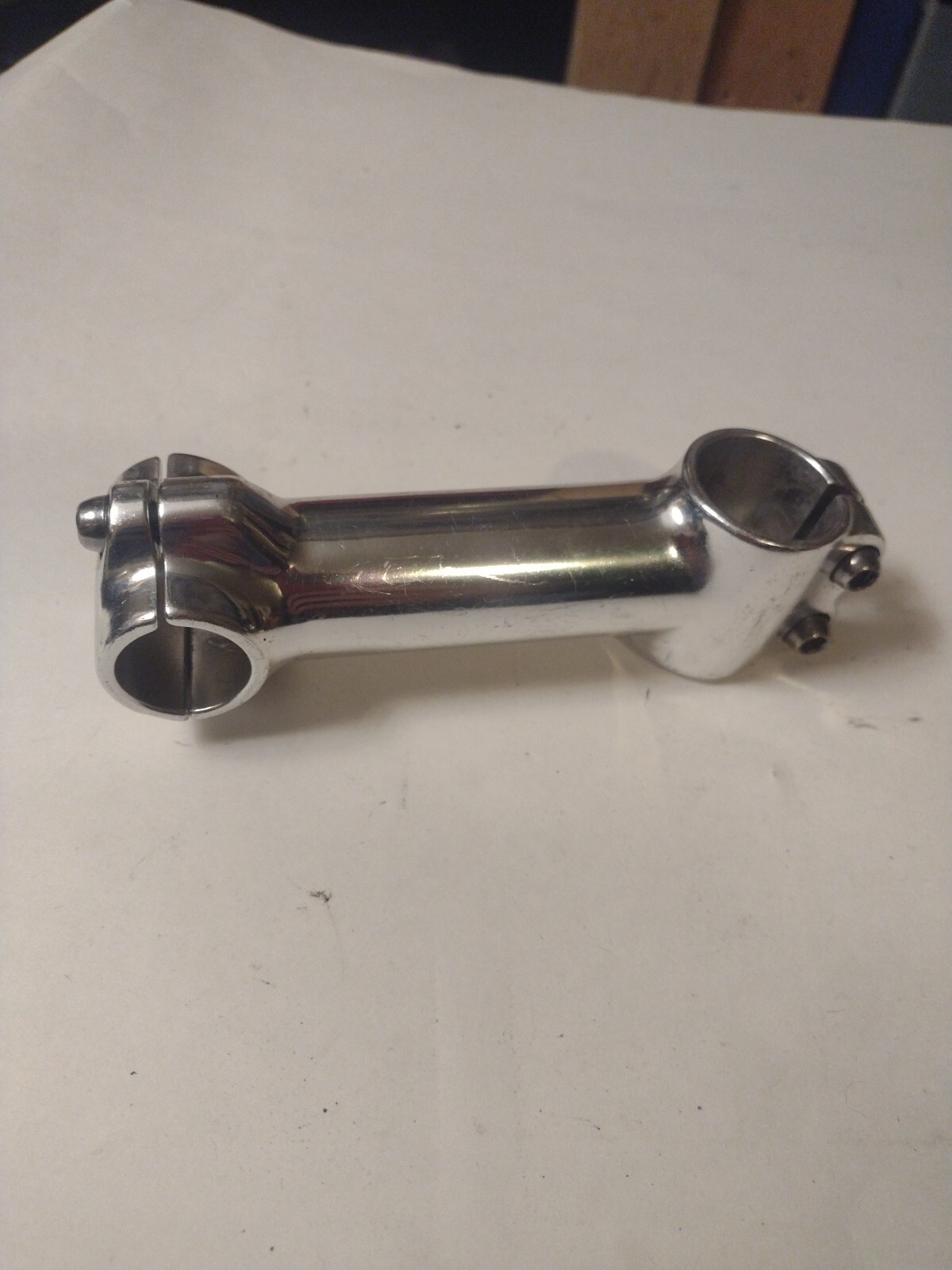 Vintage Silver Threadless Stem 11cm 25.4 Bar Clamp