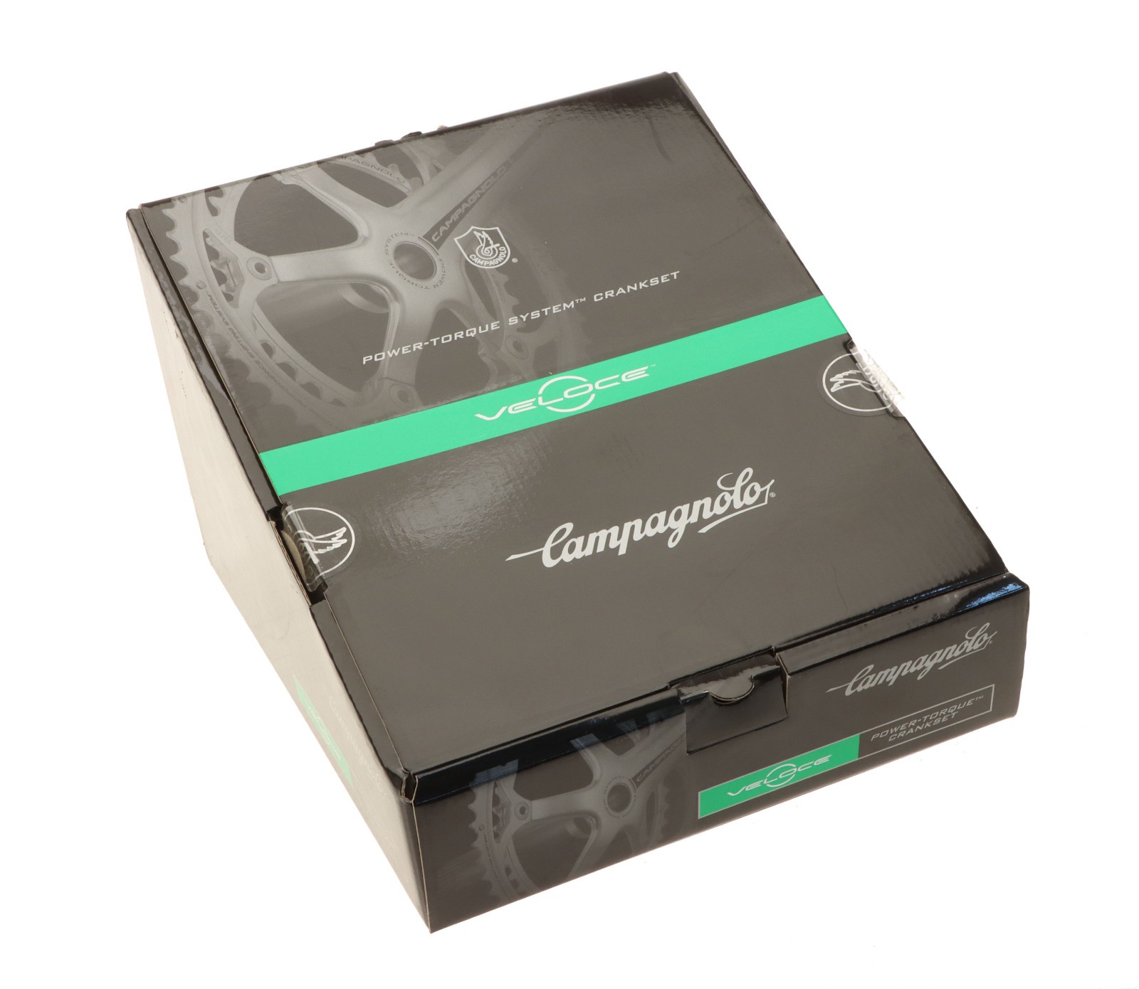 Campagnolo Veloce Crankset 50/34T Compact 10s Silver 172.5mm Power-Torque NOS