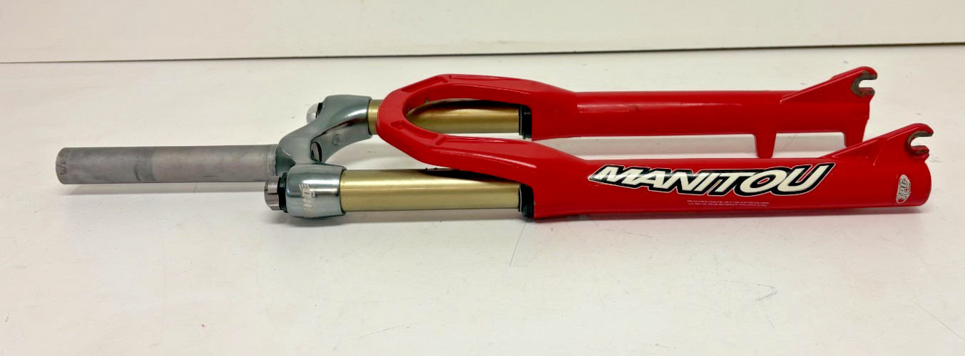 Manitou Disc Brake 26″ QR Air Spring Suspension Fork 165mm 1-1/8″ Steerer Tube