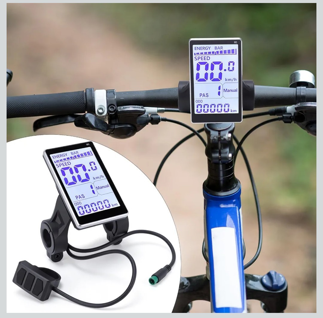 Bike Display LCD 5 Pin M5 Control Panel Bike Screen 24V 36V 48V 60V Universal…