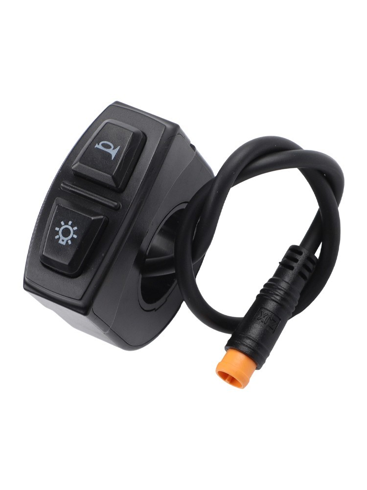 Electric Bike 2 in 1 Switch for Headlight and Speaker with Waterproof 3pin