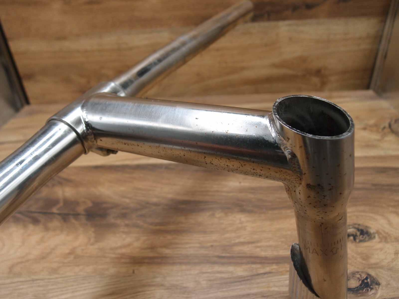 1990’s flat handlebar WH steel +steel CRMO quill stem 25.4 mm
