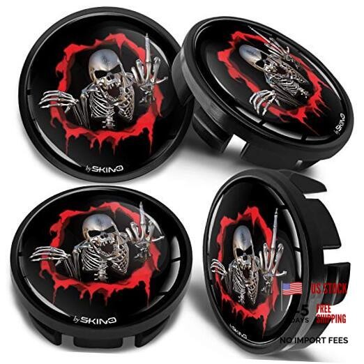 Biomar Labs 4 x 65mm Wheel Centre Alloy Hub Center Caps Compatible with VW 3B7