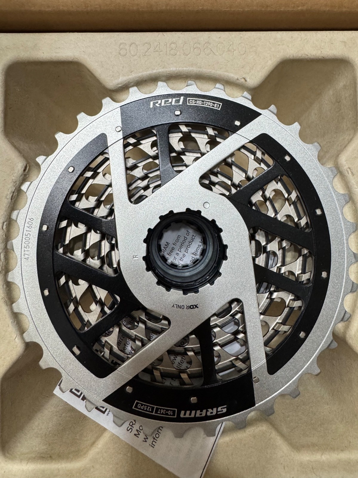 SRAM RED E1 10-36 12 Speed Cassette XG-1290 XDR