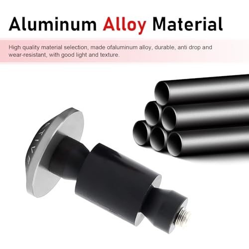 Motorcycle Bar Ends, Fit for 22.2mm (7/8″) Handlebar End Plugs, 2 PCS Silver