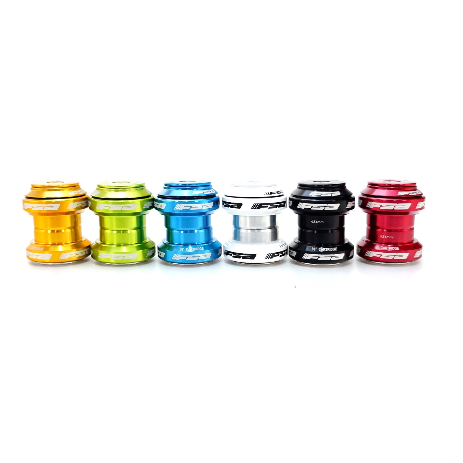 FSA Orbit MX 6 Colors Threadless Bike BIcycle Headset 1-1/8″ 34mm w/ Top Cap