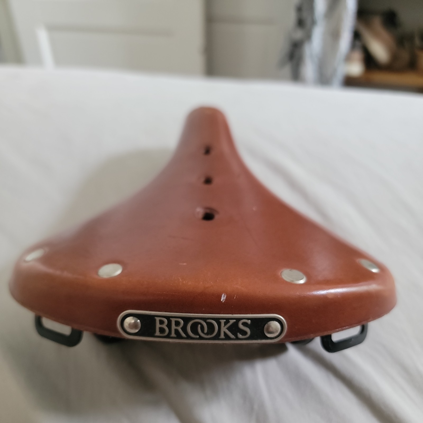 Brooks B17S (Short) Ladies Standard Leather Saddle Honey Brown Bicycle Bike Seat
