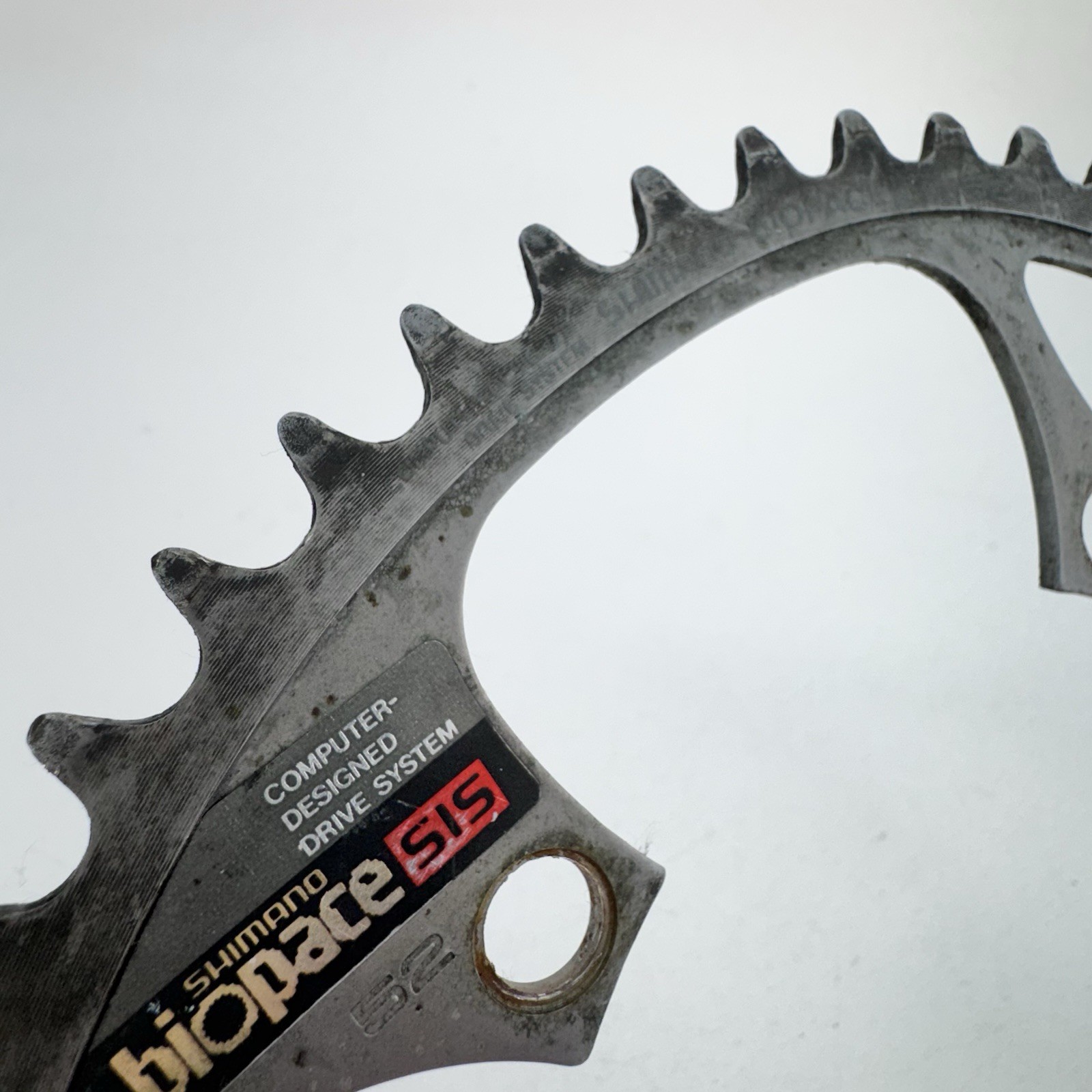 Vintage Shimano Biopace 52t Chainring 600 52 Tooth 130 BCD Silver Oval 80s A22