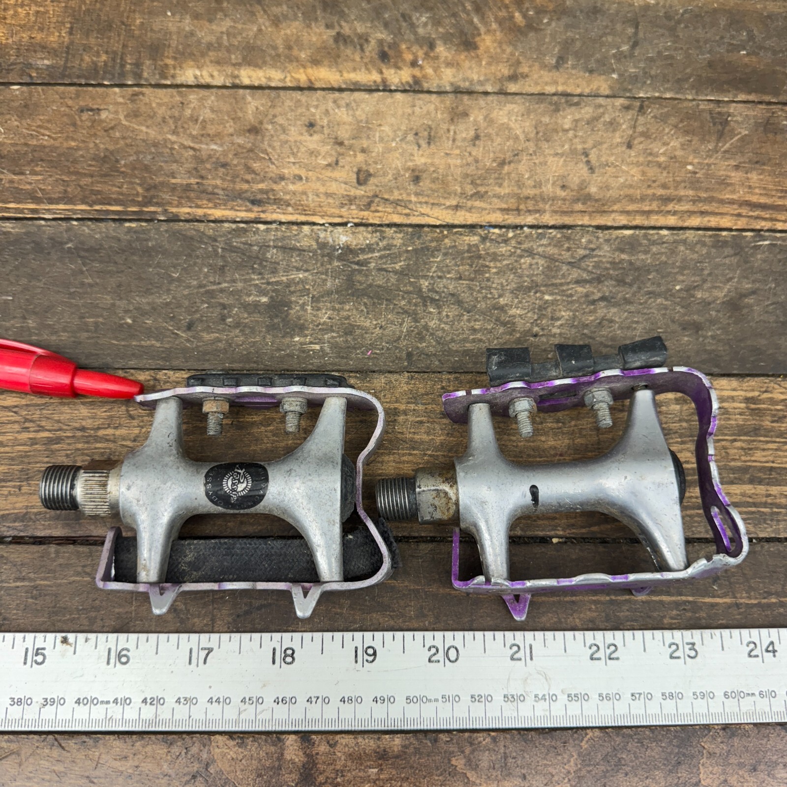 Vintage Odyssey Svelte Compe Pedals Purple MTB 1990s 90s Bike MTB 3D Violet