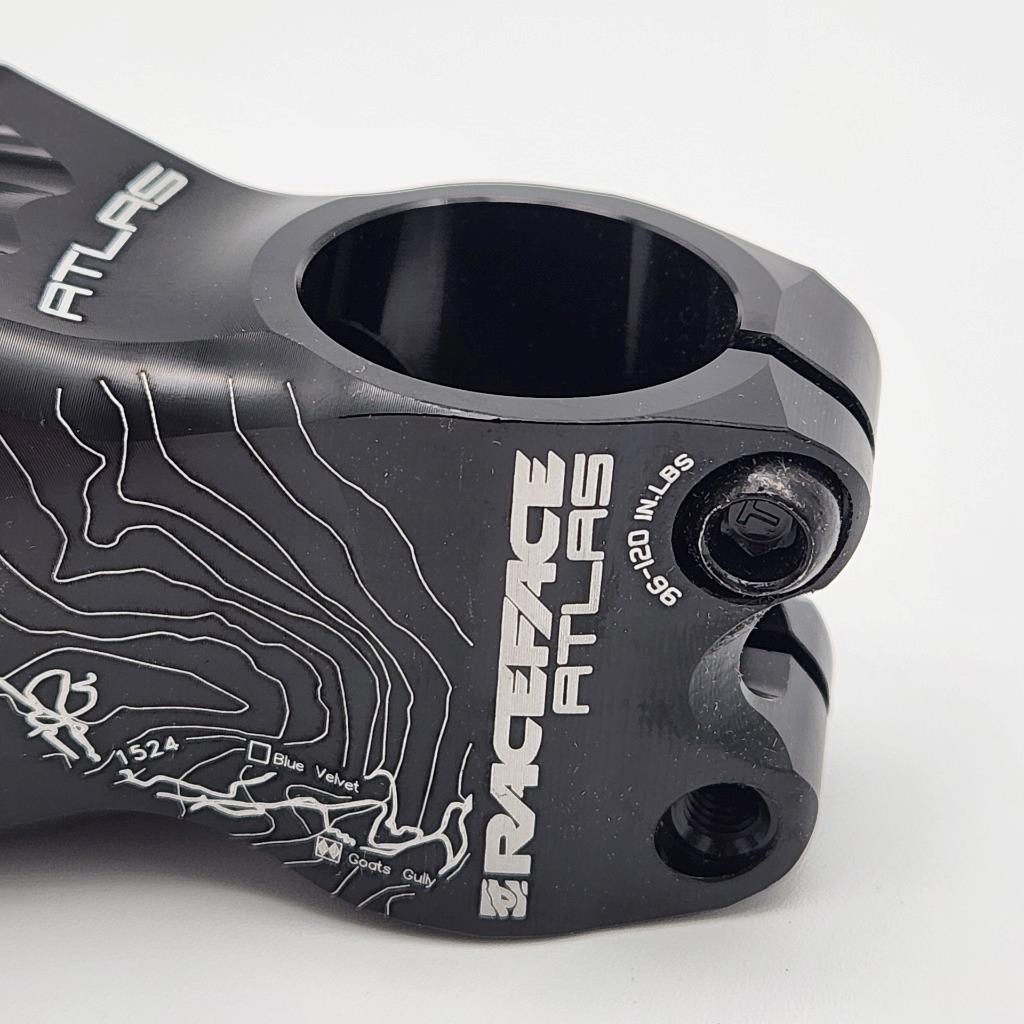 RaceFace Atlas 50mm 31.8 Bar Clamp +/-0° Alloy Bicycle Stem 1-1/8″ NO PACKAGE