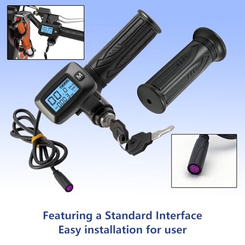 Throttle for Tuttio Soleil 01 Electric Dirt Bike, 48V LCD Display with M Key