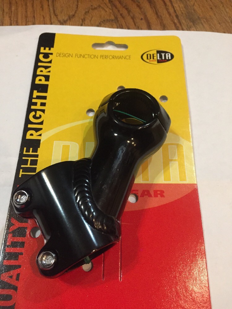 Vintage NOS DELTA Stem 80mm Black Mountain Bike, BMX, Bicycle