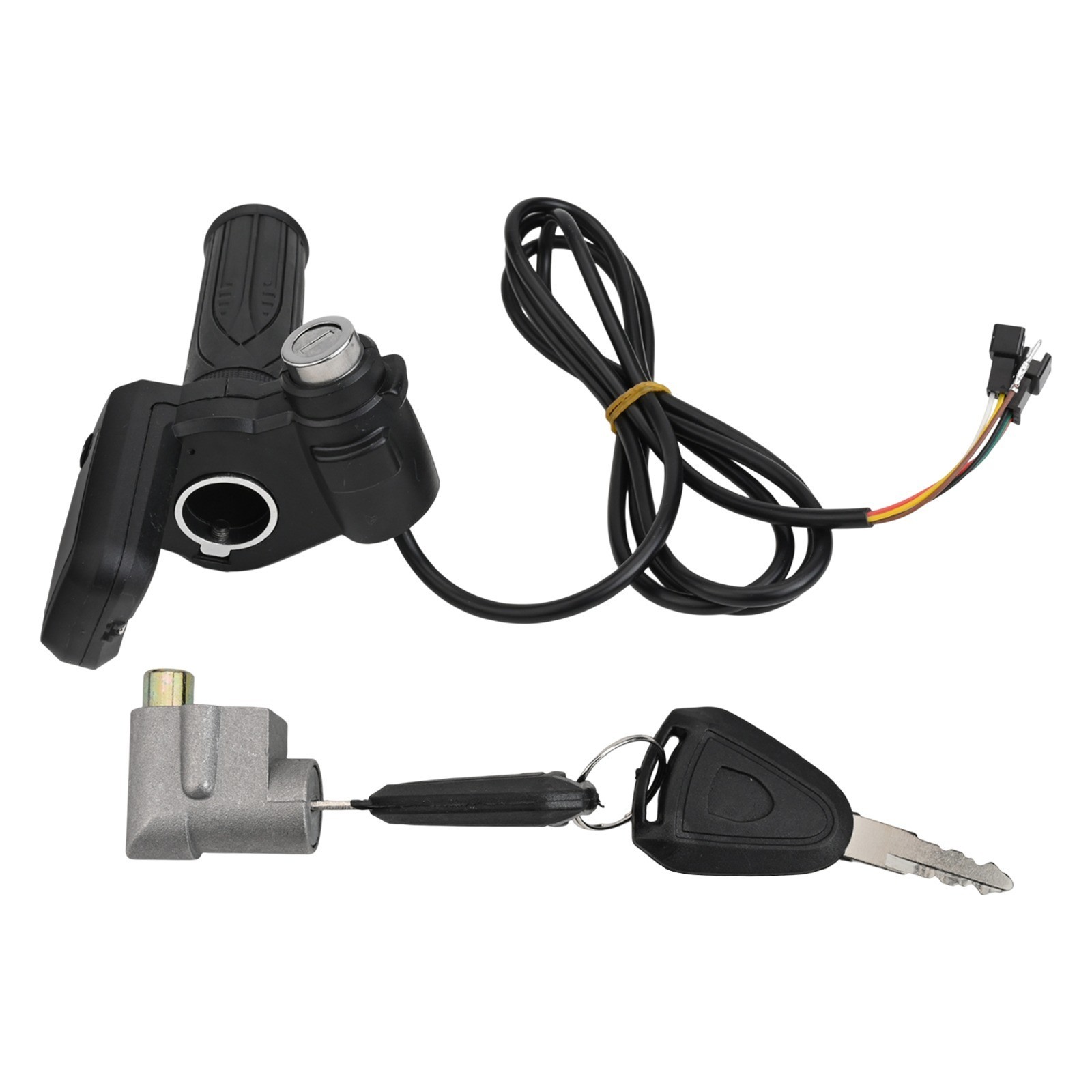 1PCS E Bike Throttle Control Handle LCD Display With 170cm Cable And Keys