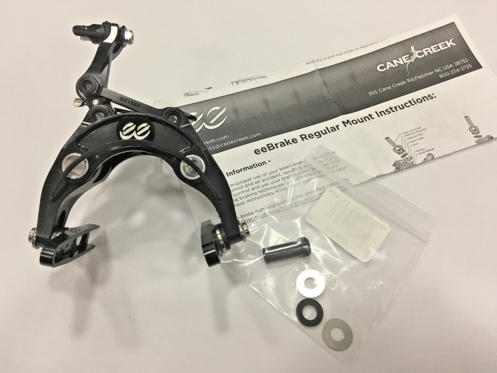 Cane Creek eeBrake G4 Single Front Regular Mount (Black) #BEE0178