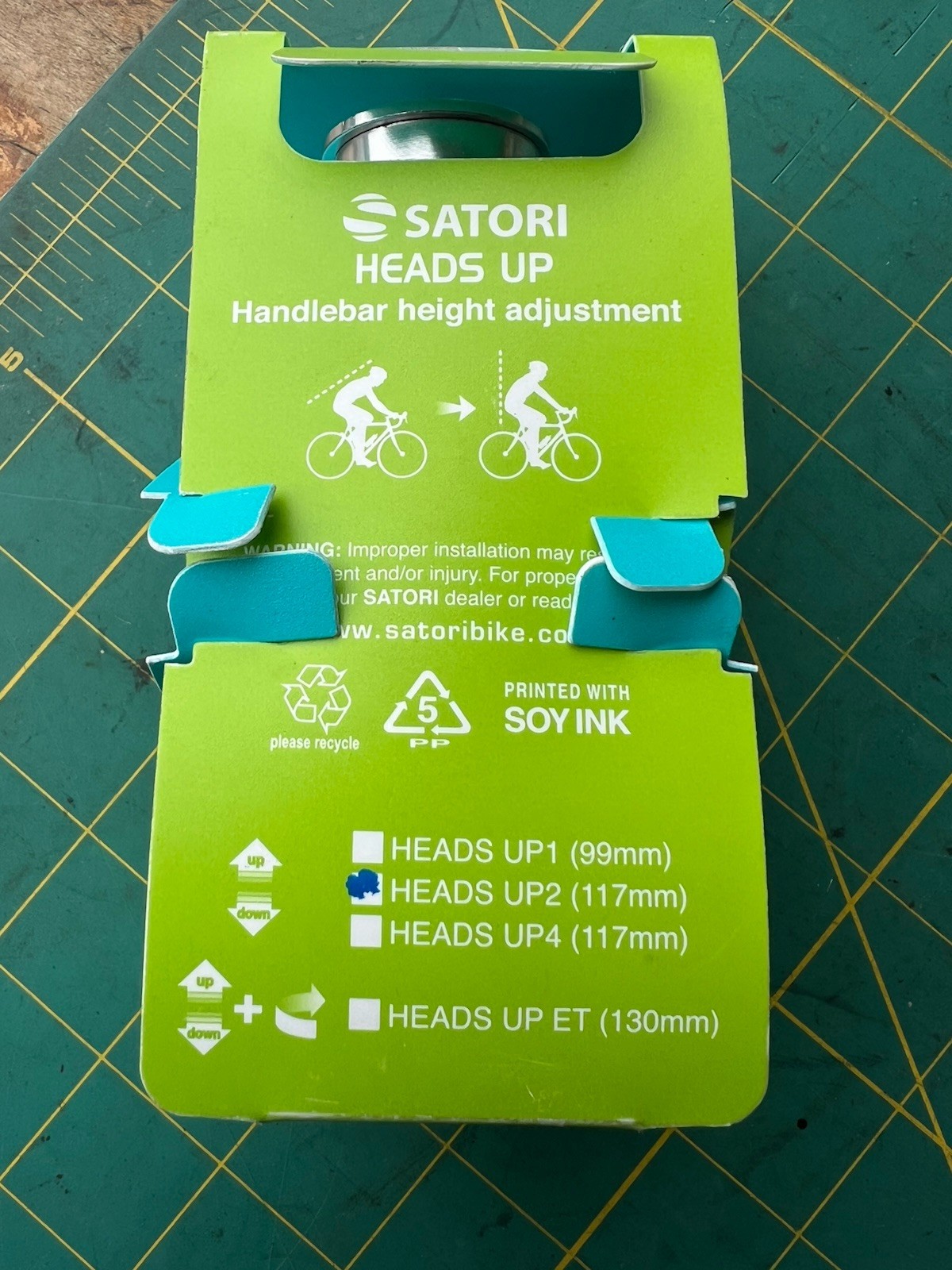 Zoom Satori HeadsUp2 1 1/8″ Threadless Steerer Extension 75mm Riser Extender