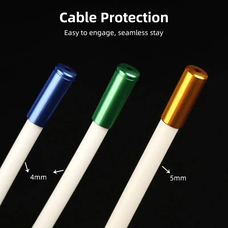 5mm Bike Brake Cable End Caps Alloy Ferrules MTB Road Shifter Crimps