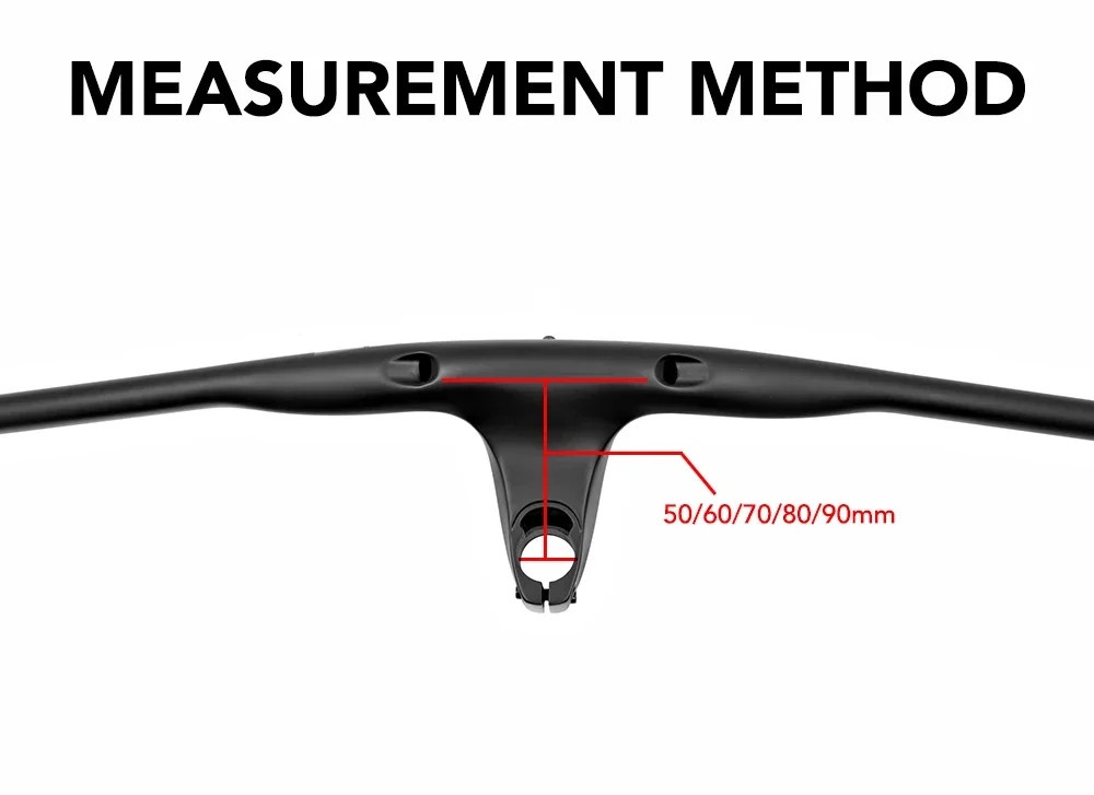 Full Carbon Fiber Internal XC Mountain Bike Handlebar -17 Degree 28.6mm Clamp