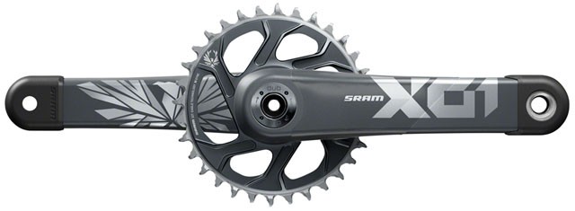 SRAM X01 Eagle Crankset, 12-Speed, 32t, DUB, Lunar/Polar