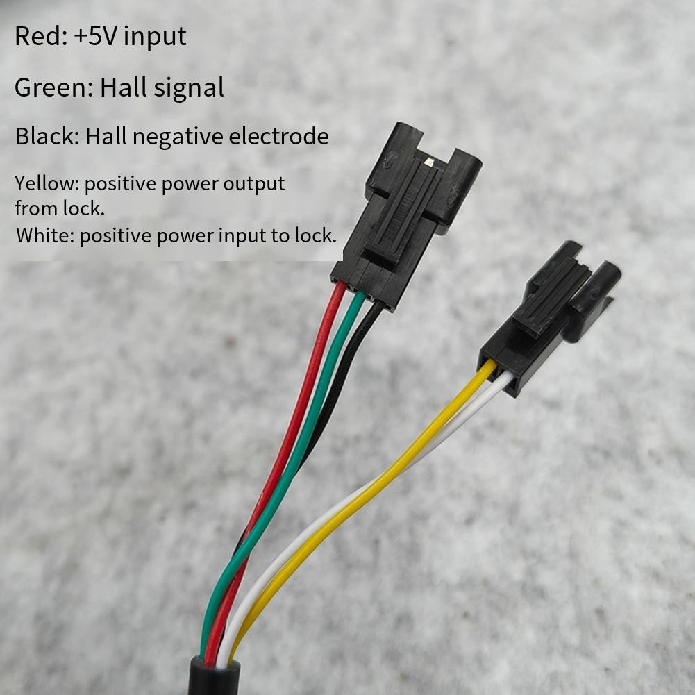 5Pin Throttle Handlebar Pair with for Power Lock for EBike 24V 72V Voltage