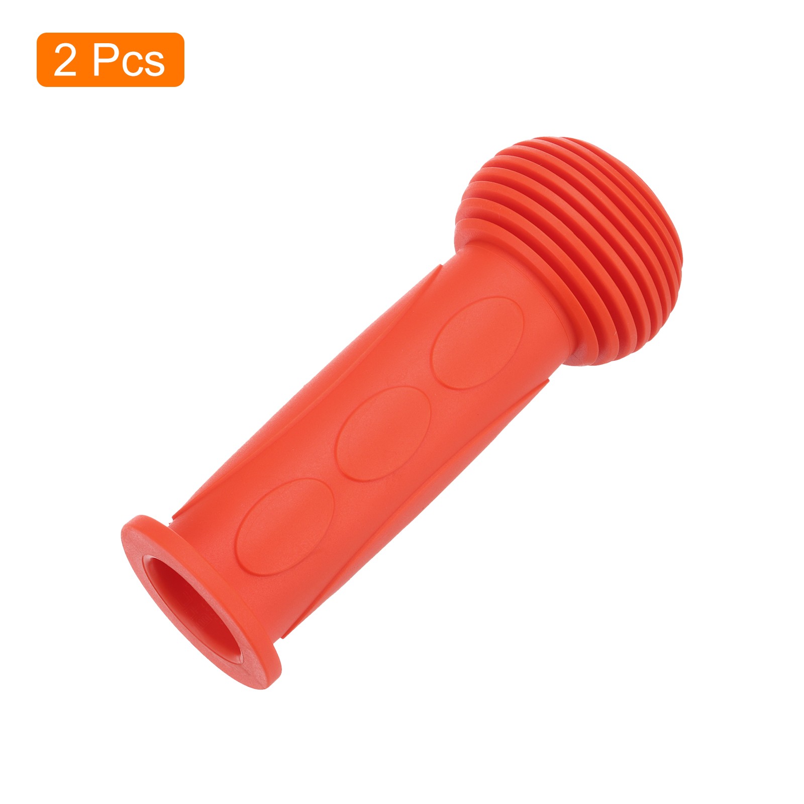 2pcs Bike Handlebar Grips 4.33″ Non-Slip Rubber Mushroom Grips Fit 7/8″,Red