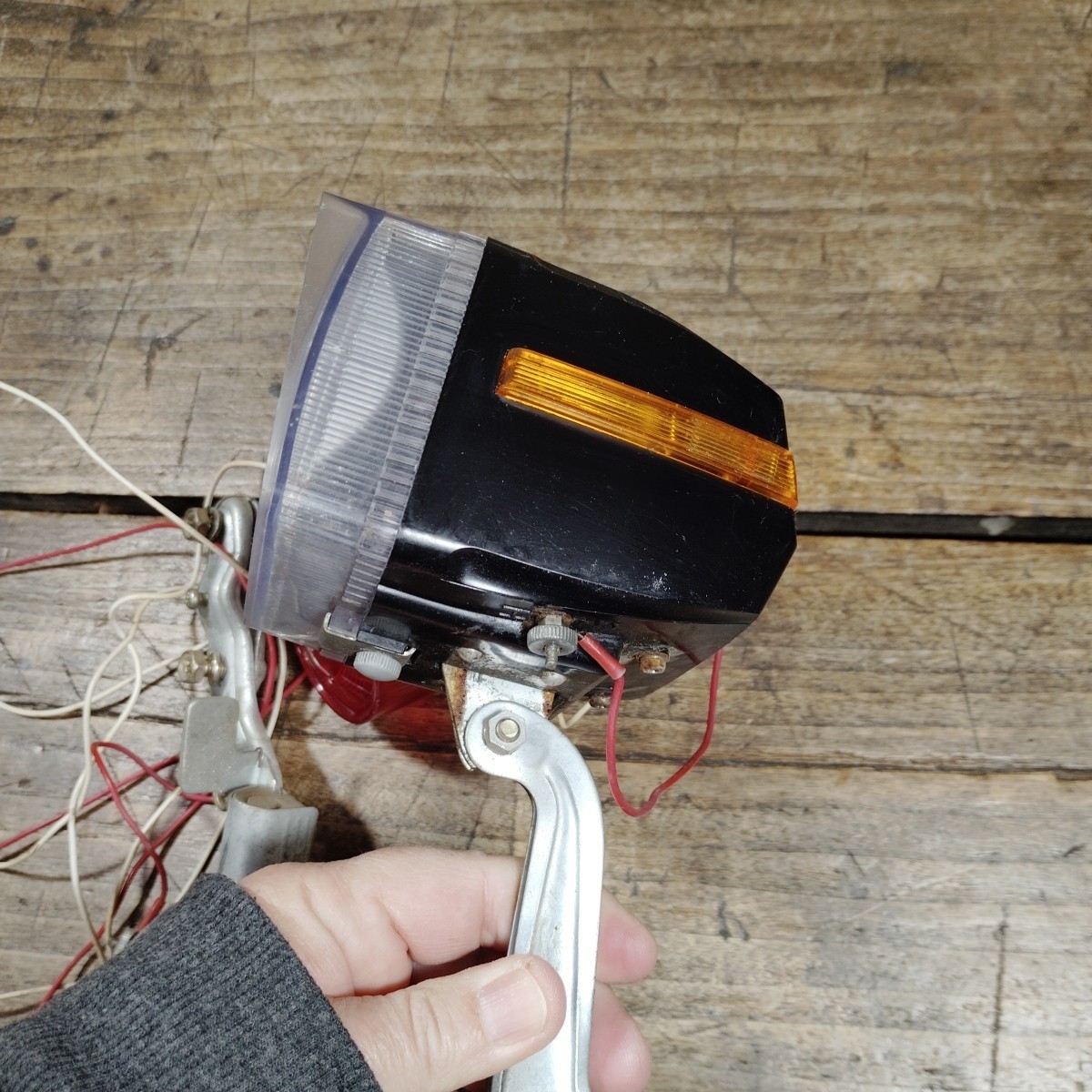 Vintage Head Light Set Bicycle Wiring