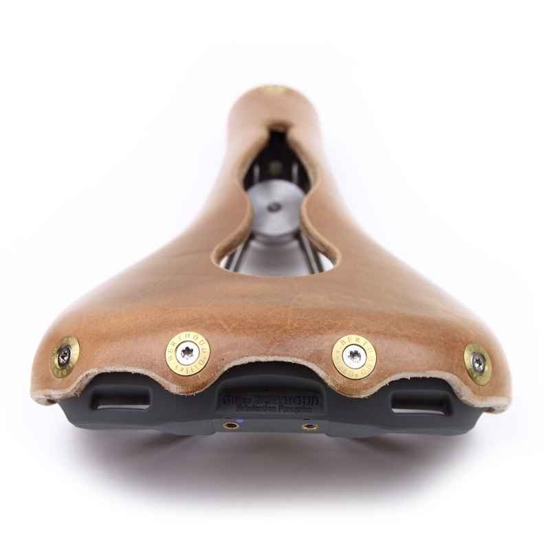 Gilles Berthoud aspin open leather saddle (natural)
