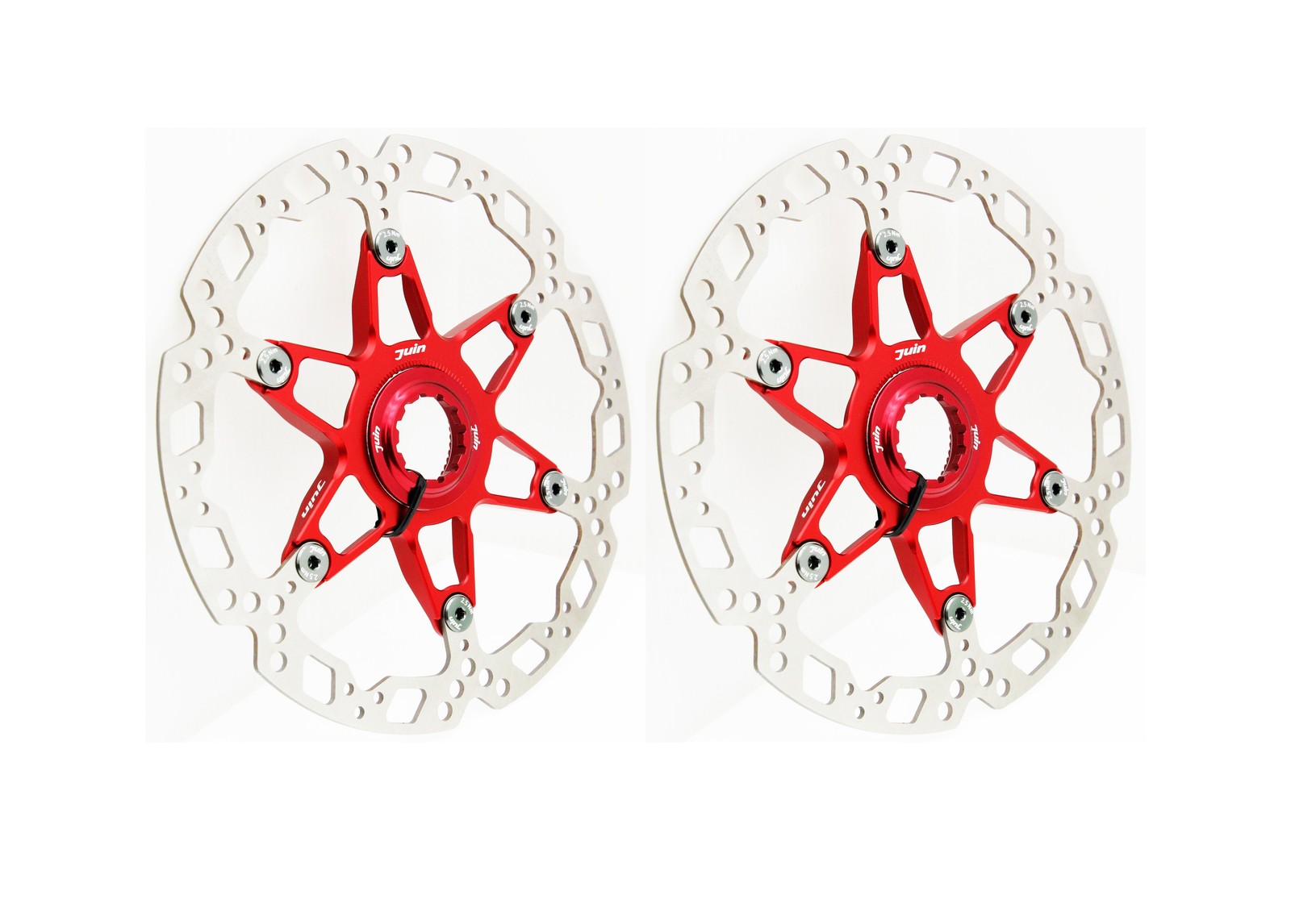 Juin Tech RT01 Center-Lock Floating Disc Brake Rotor 140mm 160mm Road MTB Gravel