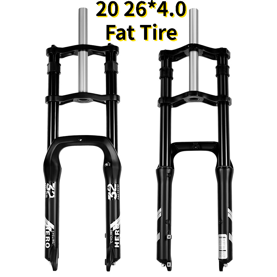 20 26*4.0″ Fat Tire Spring Fork Mountain Double Shoulder 135Mm MTB Bike Electric