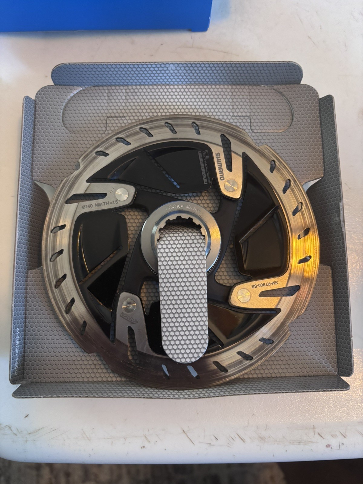 Shimano XTR/SAINT Bike Disc Brake Rotor 140mm Center Lock, RT-MT900 SS