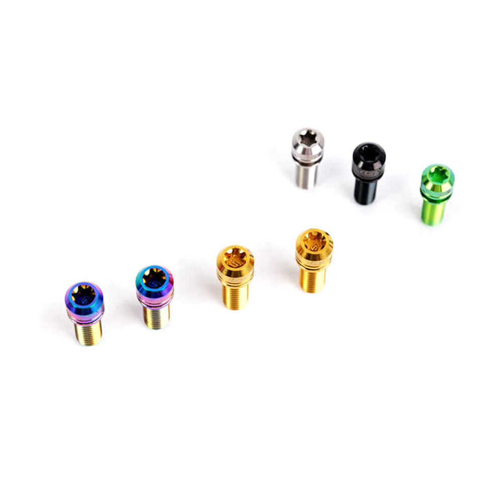 Bike Screws Bolts Titanium Ti With Washers for Headset MTB Road BMX M6x10mm-55mm
