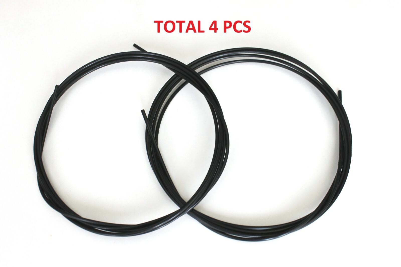 New Alligator I-link Aican Bungarus Inner Cable Tube Liner Protection, Black,4pc