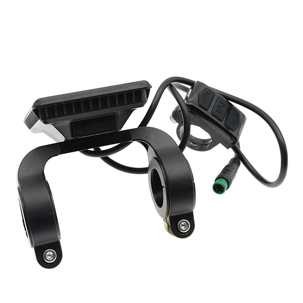 24V/36V/48V E-Bike Meter Electric Bicycle LCD Display Control Panel with WP Plug