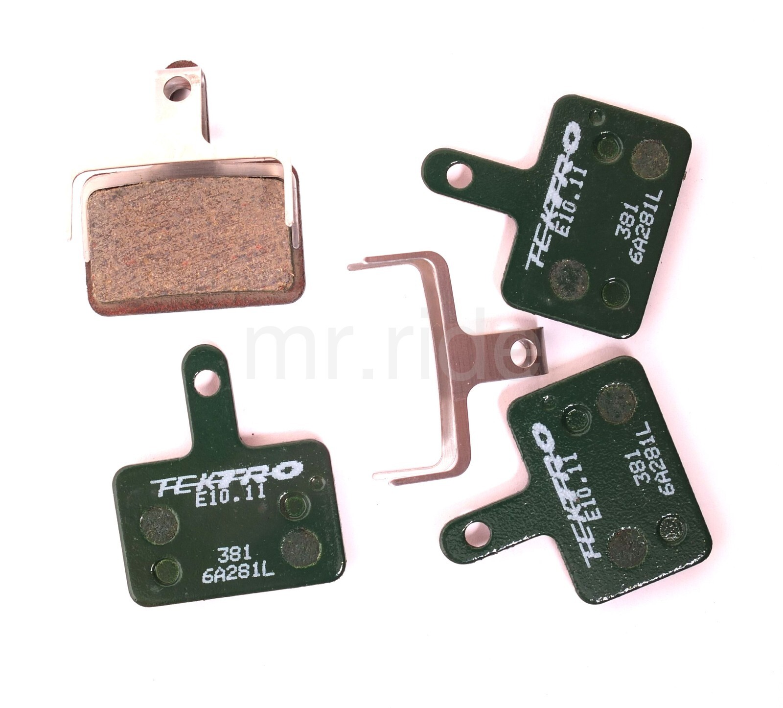 2Pair Tektro Bike E10.11 Disc Brake Pads w/ Spring OrionSL/Orion/Volans/Auriga