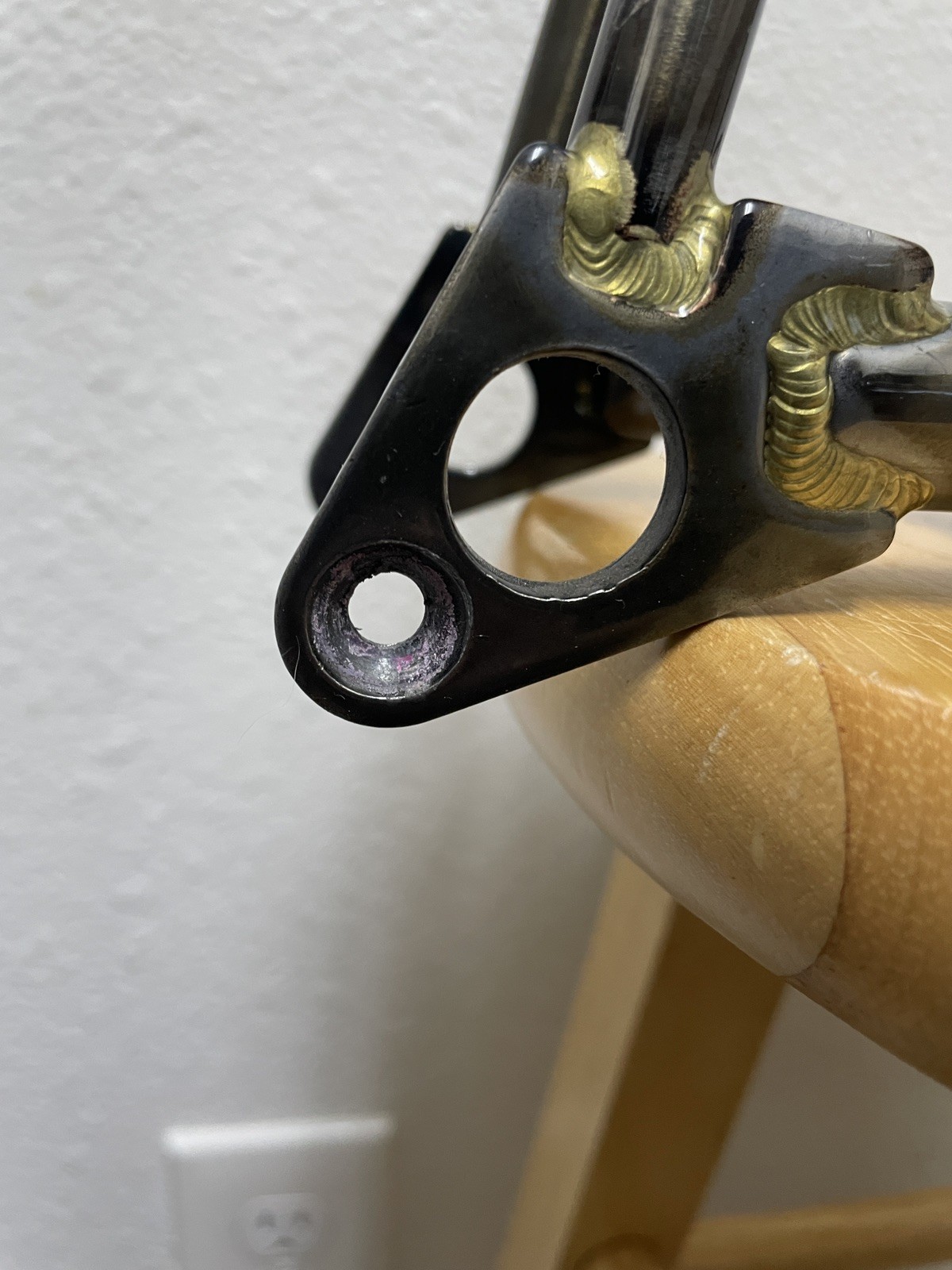 Brompton Raw Lacquer Rear Triangle